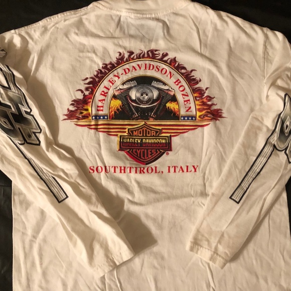 Harley-Davidson long-sleeve t-shirt  Bozen   , Italy Size M - Picture 3 of 10